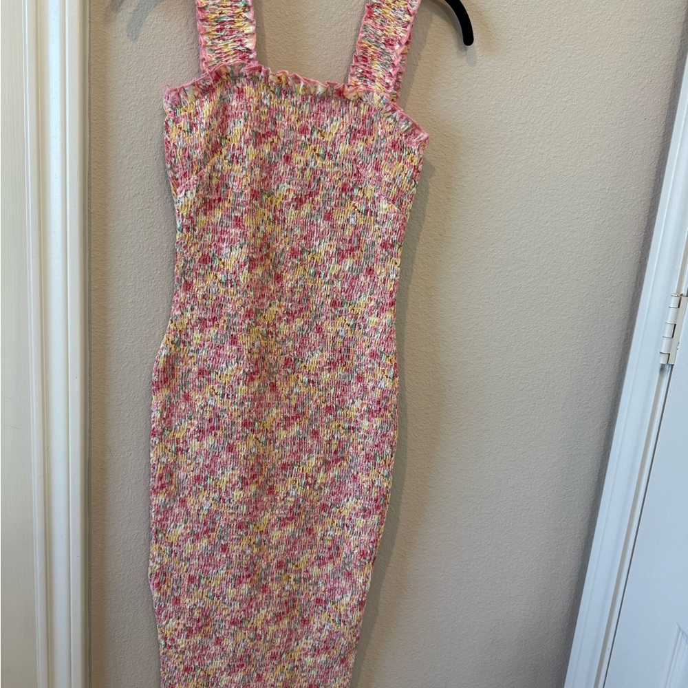 Multicolor Sleeveless Knit Dress